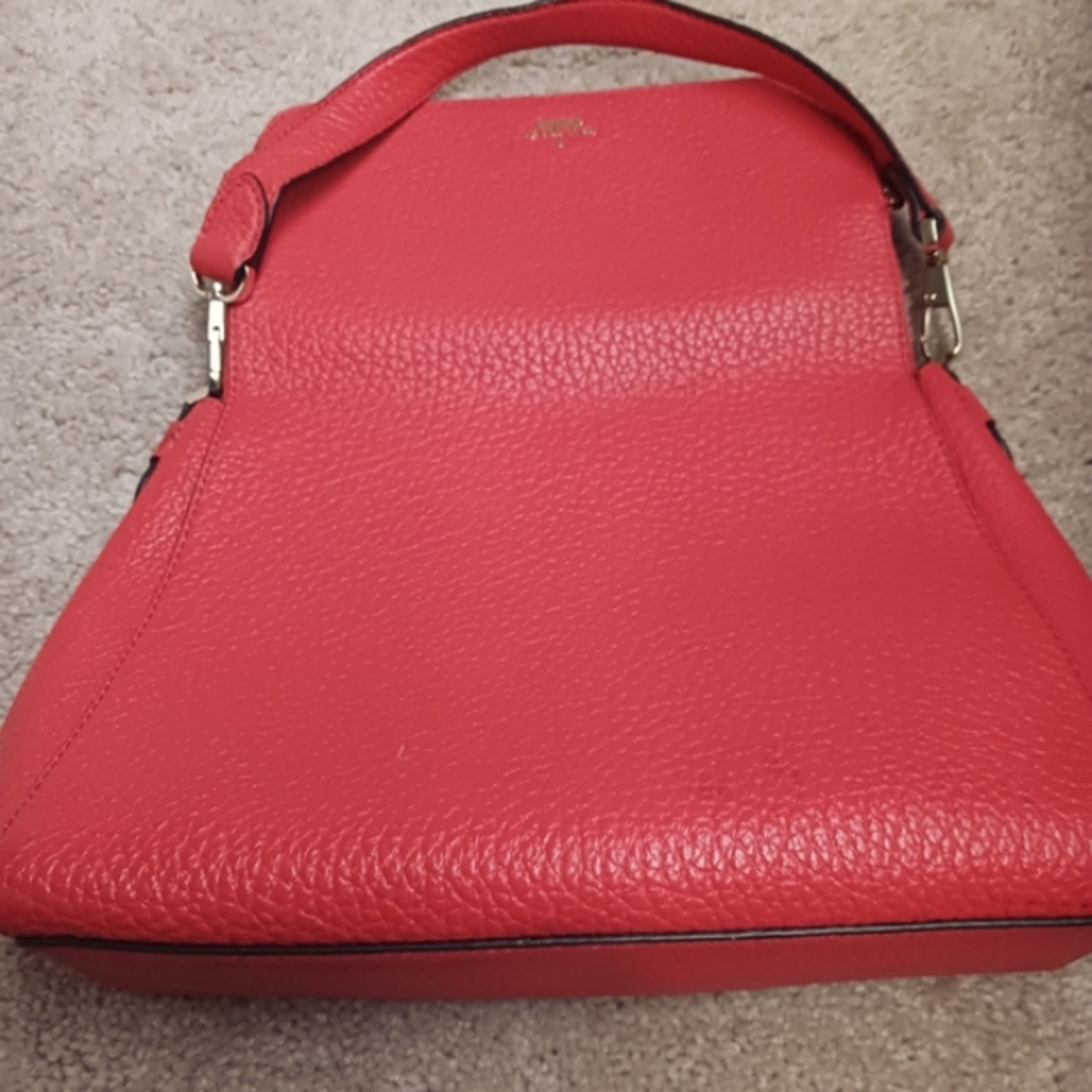 Kate Spade Carter Street Georgia Leather Crossbody/Shoulder Bag-Burnt Orange EUC - Picture 6 of 16